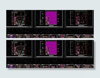 火锅厅 总图图片