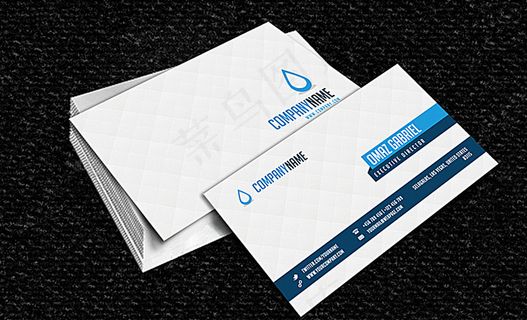 简洁企业名片图片