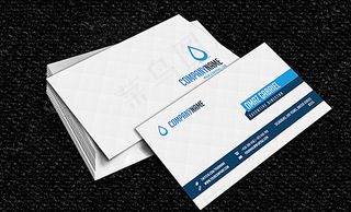 简洁企业名片图片