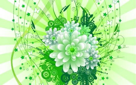 韩国植物花纹矢量素材18ai矢量模版下载
