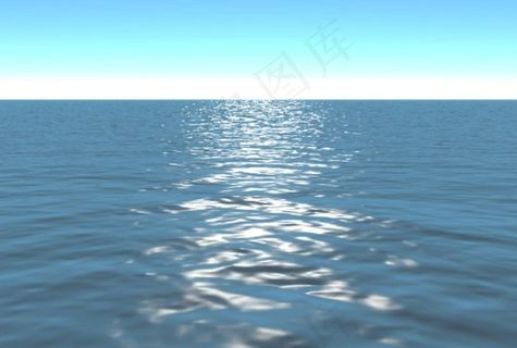 蓝天海面素材下载