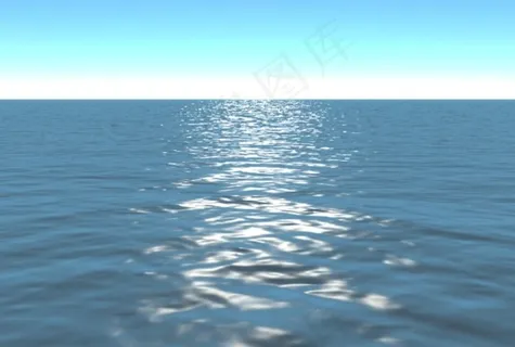 蓝天海面素材下载