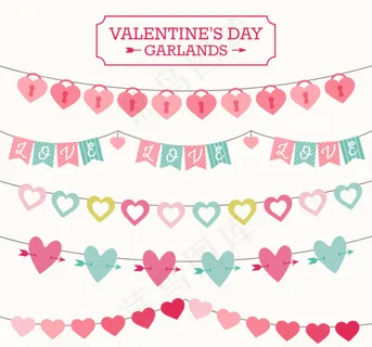 创意情人节拉旗