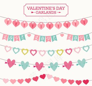 创意情人节拉旗