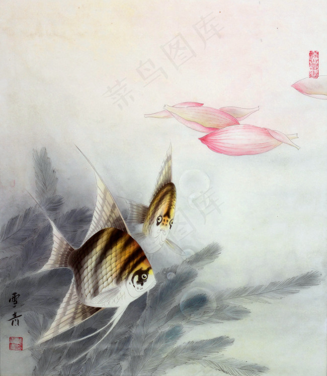 龚雪青工笔花鸟高清图