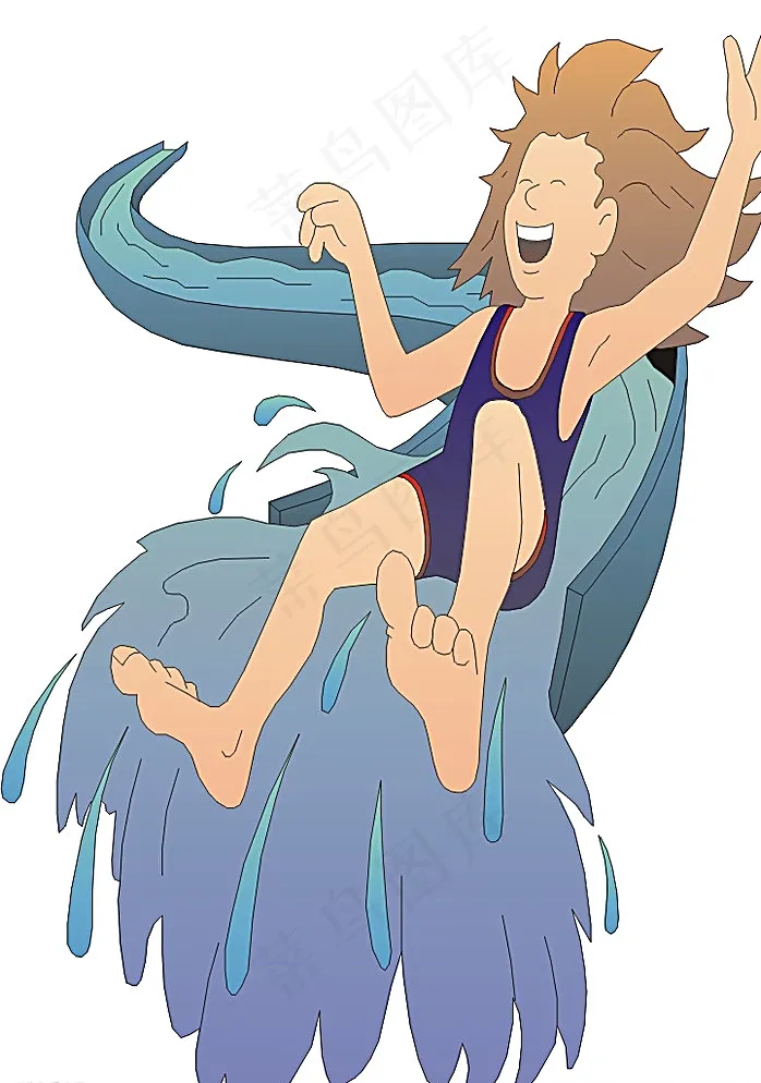 滑水图片cdr矢量模版下载