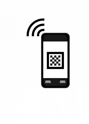 QR码阅读器矢量图像