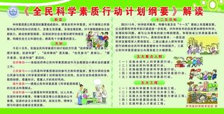 全民科学素质行动计划纲要解读