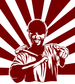 劳动节劳动人民免扣元素劳动节劳动人民免扣元素