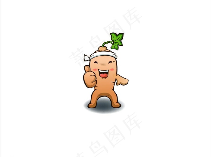 葛根宝宝q版图片ai矢量模版下载