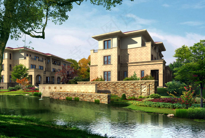 别墅效果图图片
