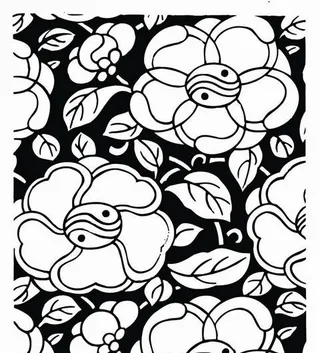 元明时代 矢量版画 古典图案 矢量...