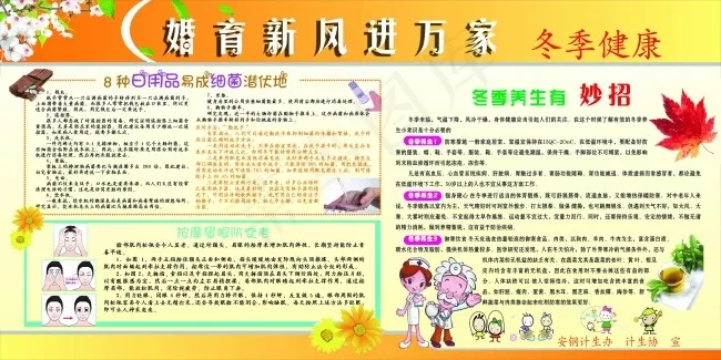 健康教育宣传版面(6614X3307(DPI:70))psd模版下载