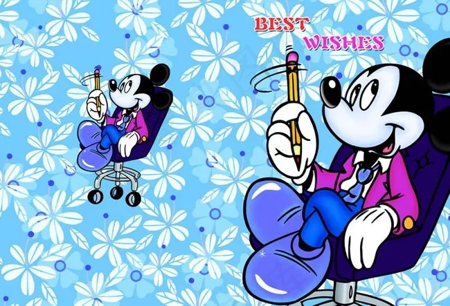卡通米奇psd素材(6142X4189(DPI:400))psd模版下载