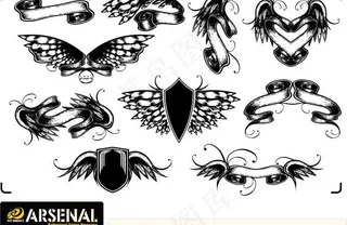 gomedia出品欧式古典图案矢量...