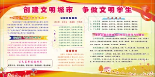 创建文明城市争做文明学生