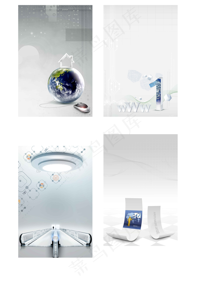 网络科技引领未来海报背景元素(3543X5315(DPI:150))psd模版下载