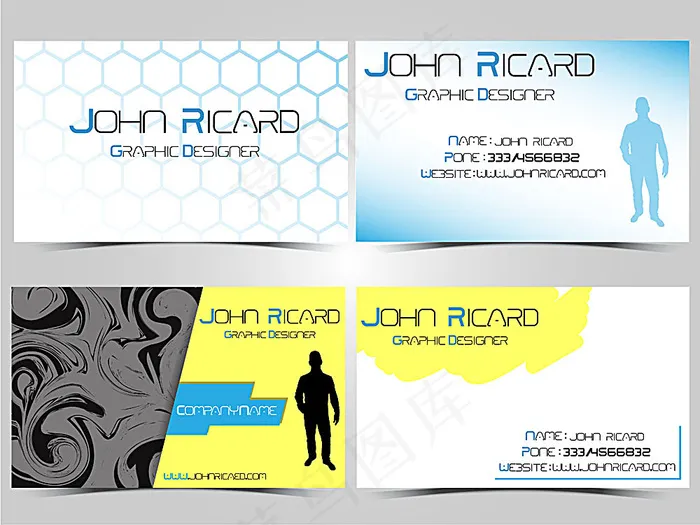 创意商务名片eps,ai矢量模版下载