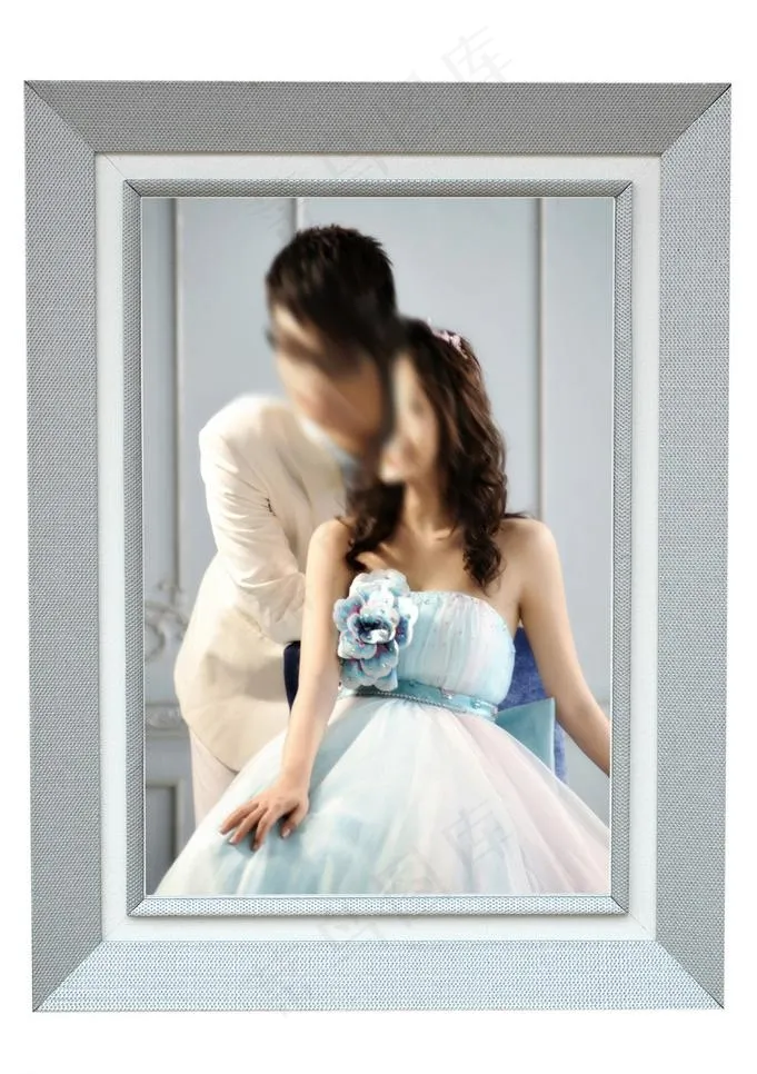 婚纱主题 相框模板图片(2000X3008(DPI:300))psd模版下载