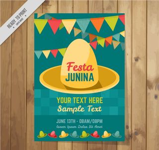 矢量卡通传单设计