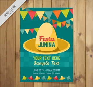 矢量卡通传单设计