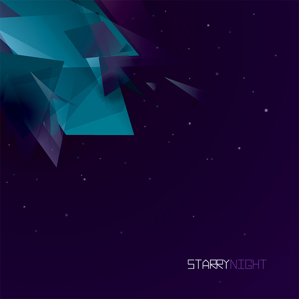 starry-nighteps,ai矢量模版下载