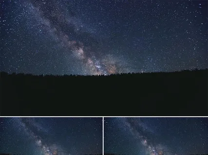 实拍唯美夜晚星空银河延时摄影旅游宣... 实拍唯美夜晚星空银河延时摄影旅游宣...