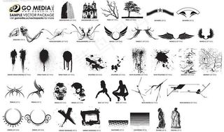 go media出品矢量素材-翅膀...