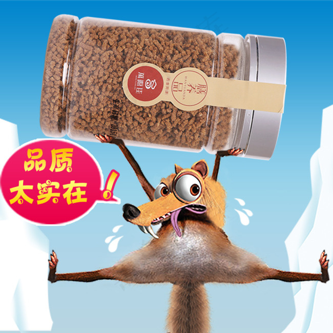 松鼠淘宝直通车主图(450X450(DPI:72))psd模版下载