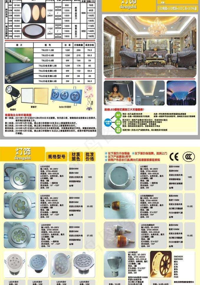 灯饰图片cdr矢量模版下载