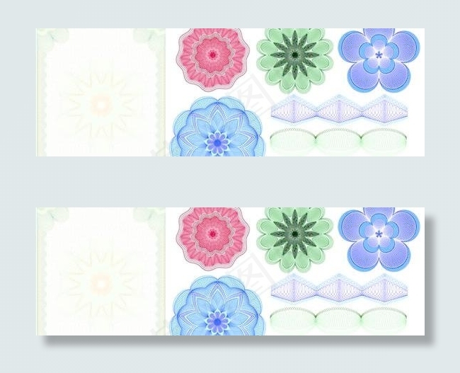 防伪花纹图案矢量素材eps,ai矢量模版下载