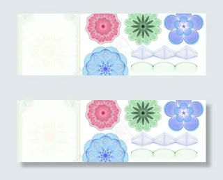 防伪花纹图案矢量素材