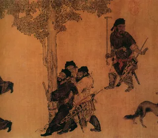 中国人物画战争