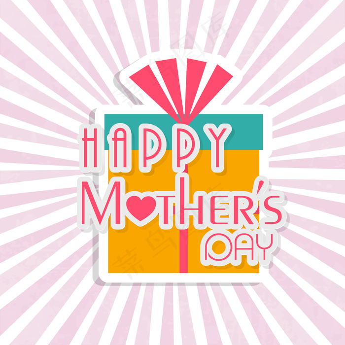 母亲节庆典贺卡设计