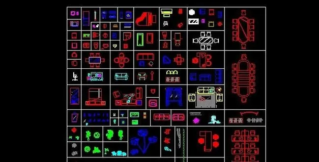 办公家具CAD设计图