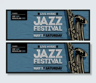 蓝色乐器设计海报PSD