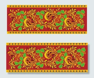 中国吉祥图案花边