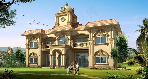 欧式别墅图片