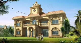 欧式别墅图片