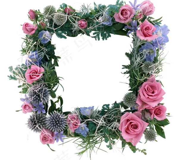 花环相框图片