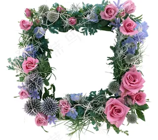 花环相框图片