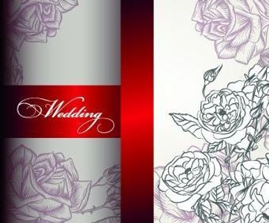 婚礼请柬豪华背景01