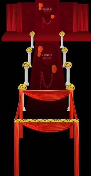 婚礼效果图图片