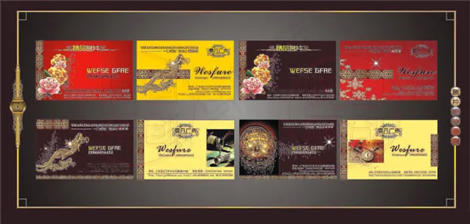 尊贵公司名片设计矢量素材