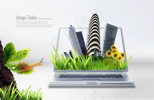 高清PSD分层素材信息时代