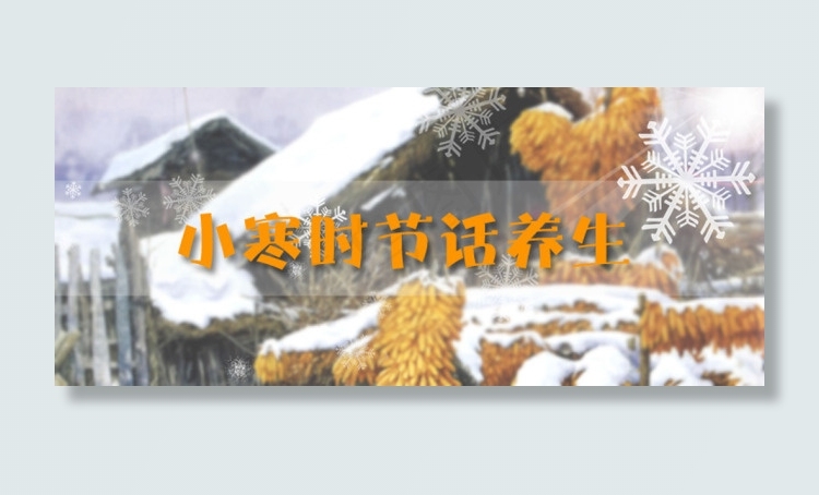 小寒时节话养生psd模版下载
