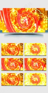 2018大气金色喜庆视频素材