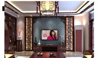 中式客厅装修设计效果图