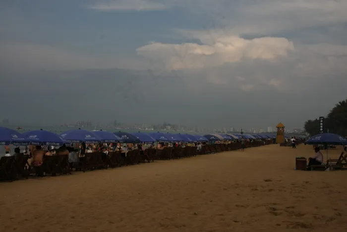 海边浴场风光图片