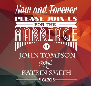 婚礼邀请卡图片